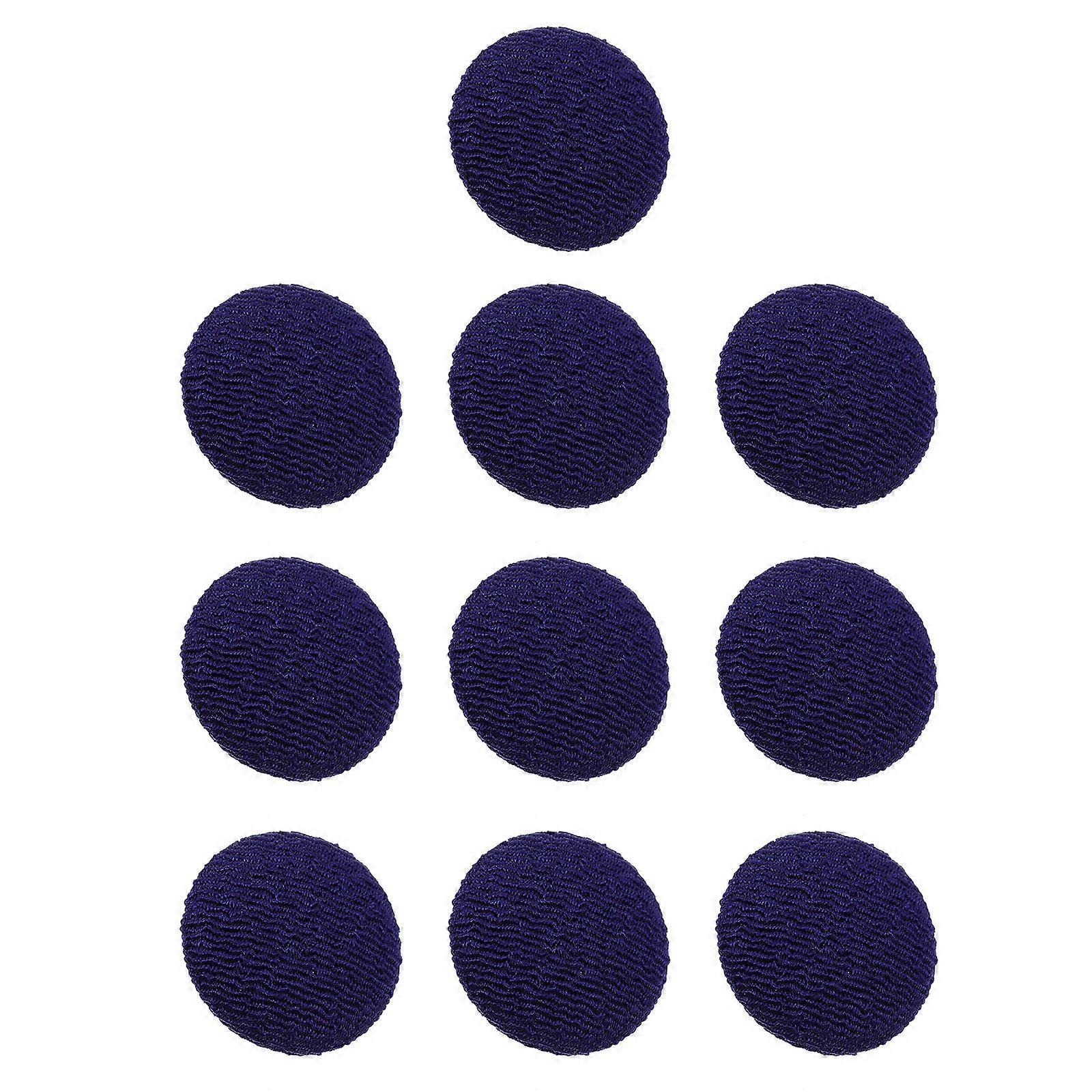 Navy Round Buttons DIY Clothing Buttons for Sewing with 10Pcs Kit