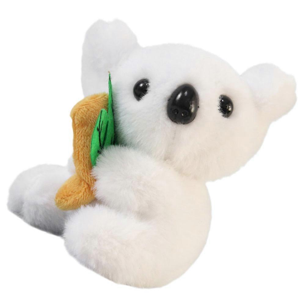 Koala Keychain Plush Pendant Doll for Decor White Soft Material