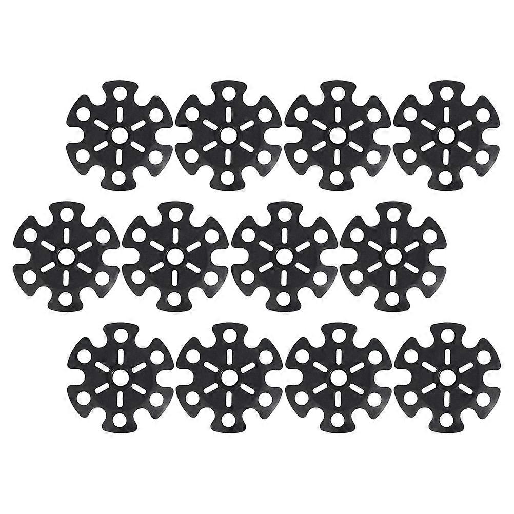 Black Climbing Pole Protector Covers for Protection 12Pcs Durable Rubber