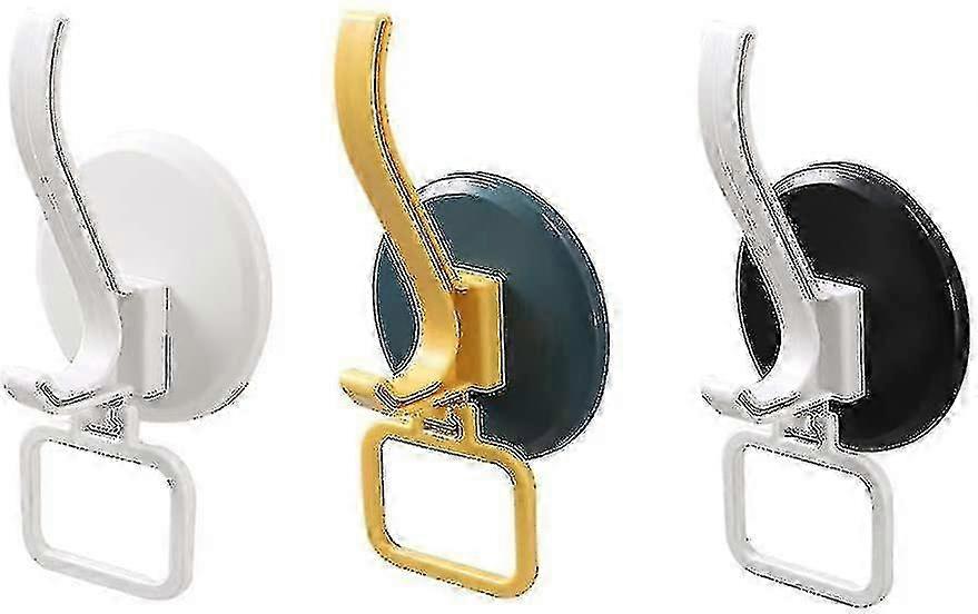 2026 3pcs Self Adhesive Hooks Plastic