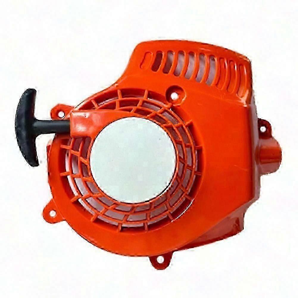 Durable Recoil Pull Starter Assembly - High-Performance Hedge Trimmer Replacement | Reinforced Plastic, Orange - Fits STIHL HS45 & HS52 Models