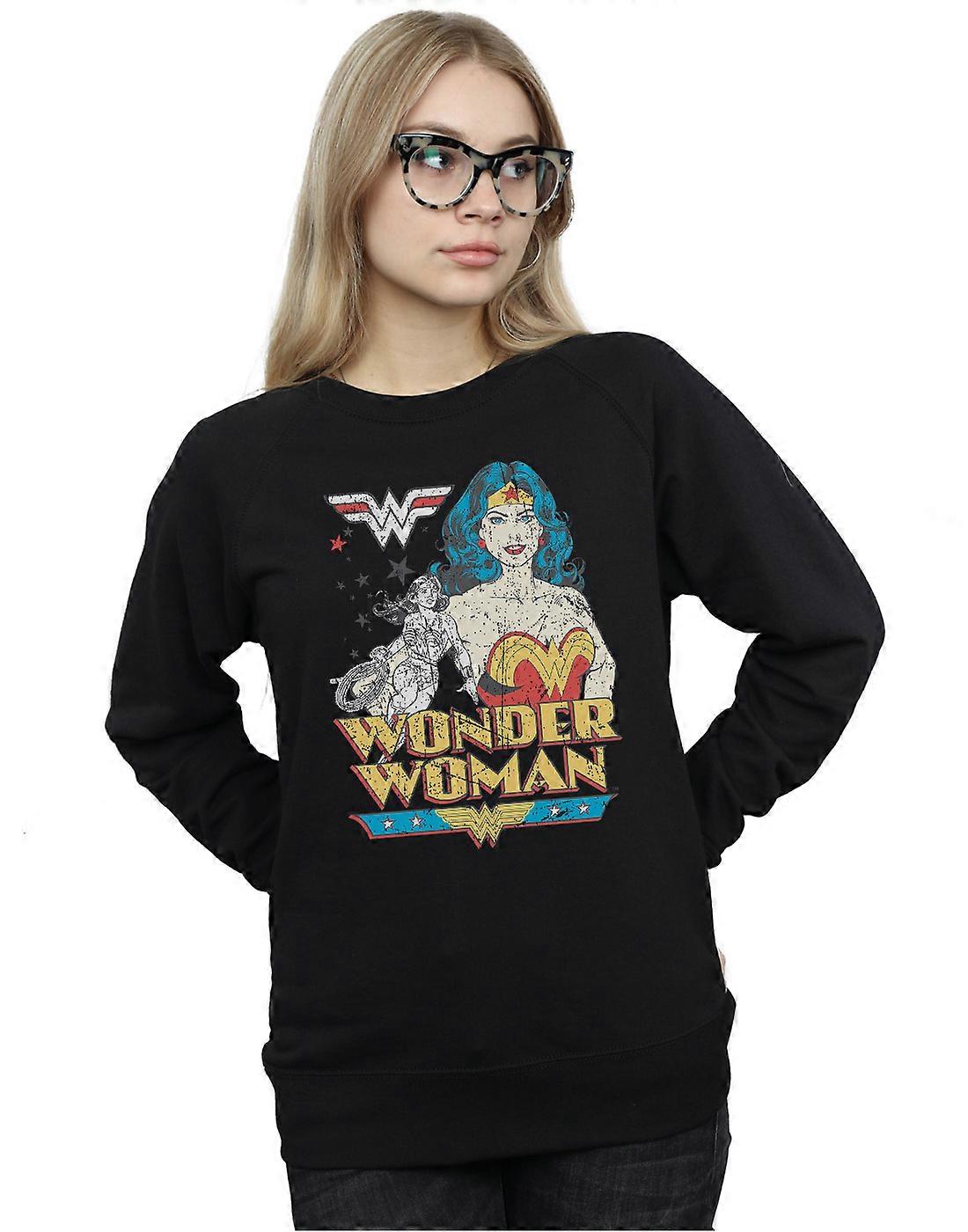 Mulher maravilha da DC Comics mulher posando de moletom