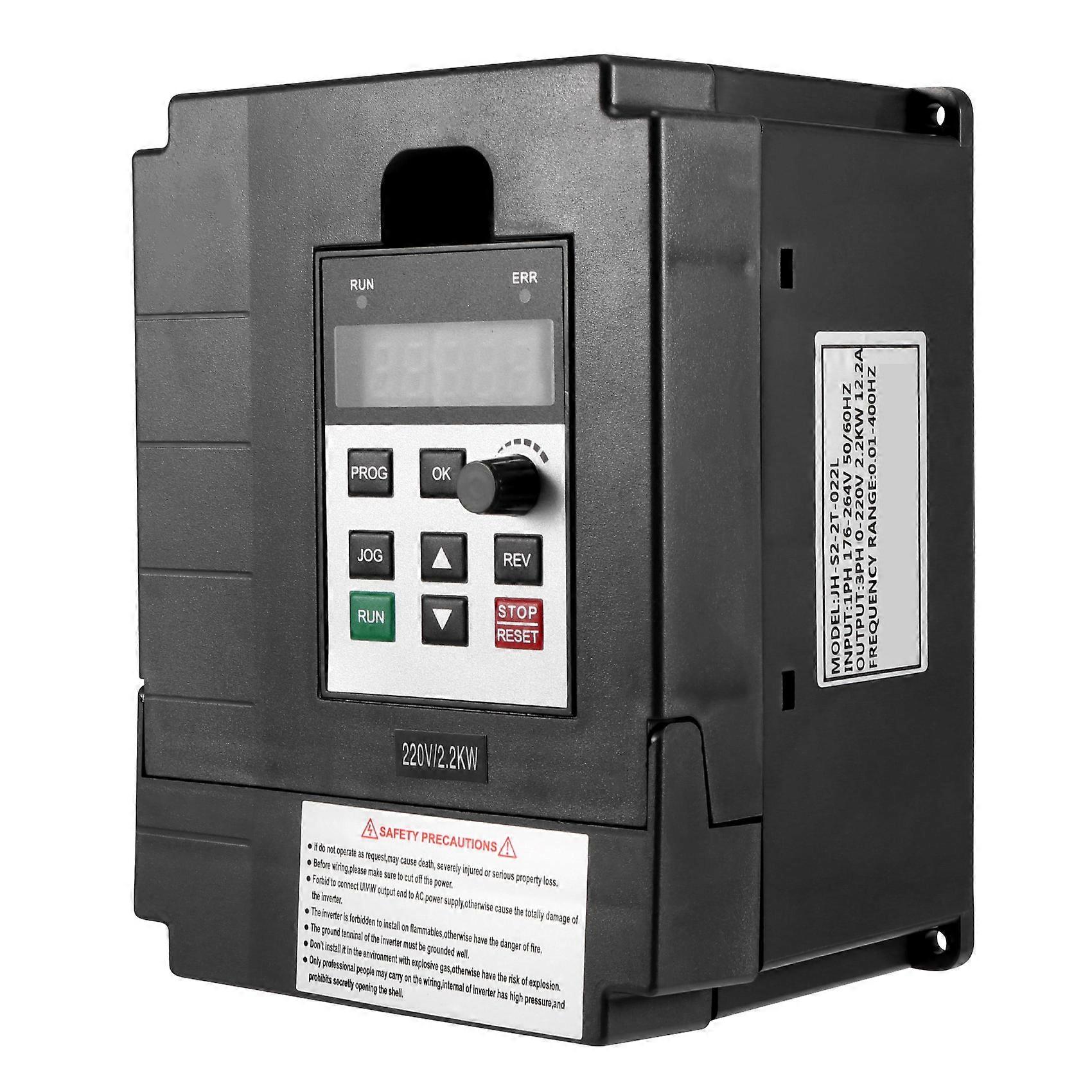 2.2KW 220V Variable Frequency Drive Inverter Single to 3 Phase CNC VFD Universal