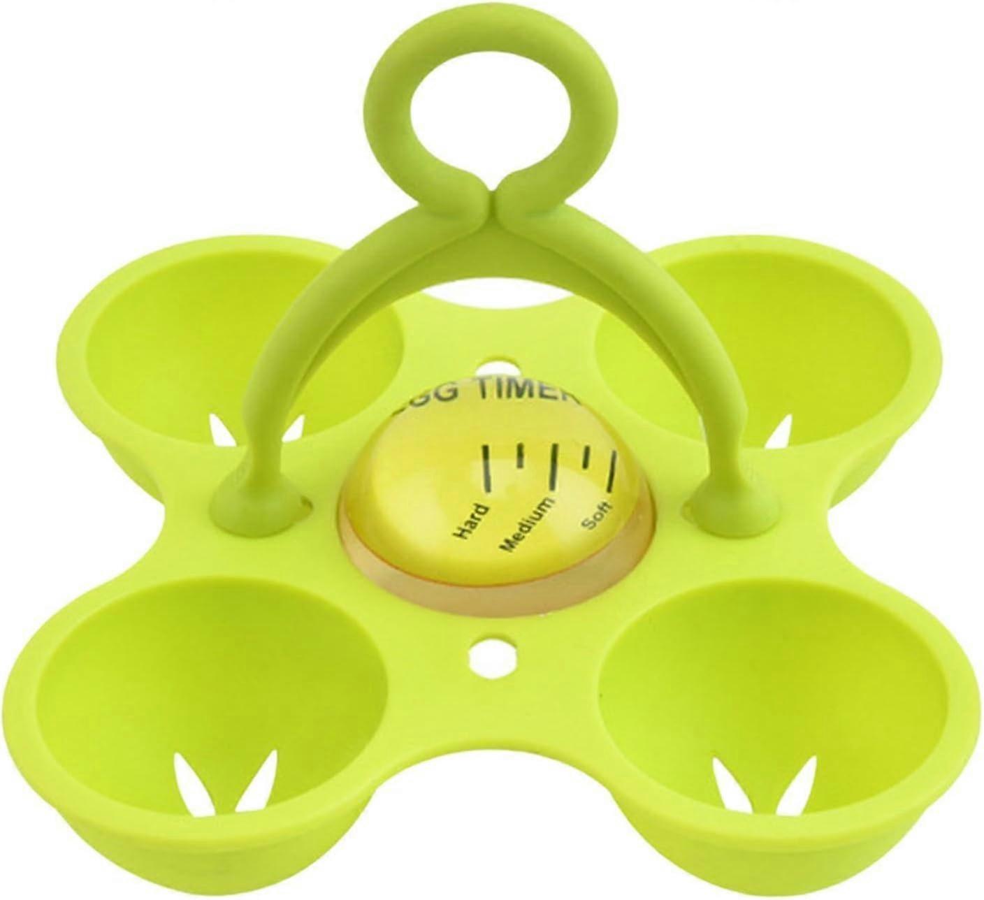 Egg cooker, 4-serving capacity, with color-changing timer