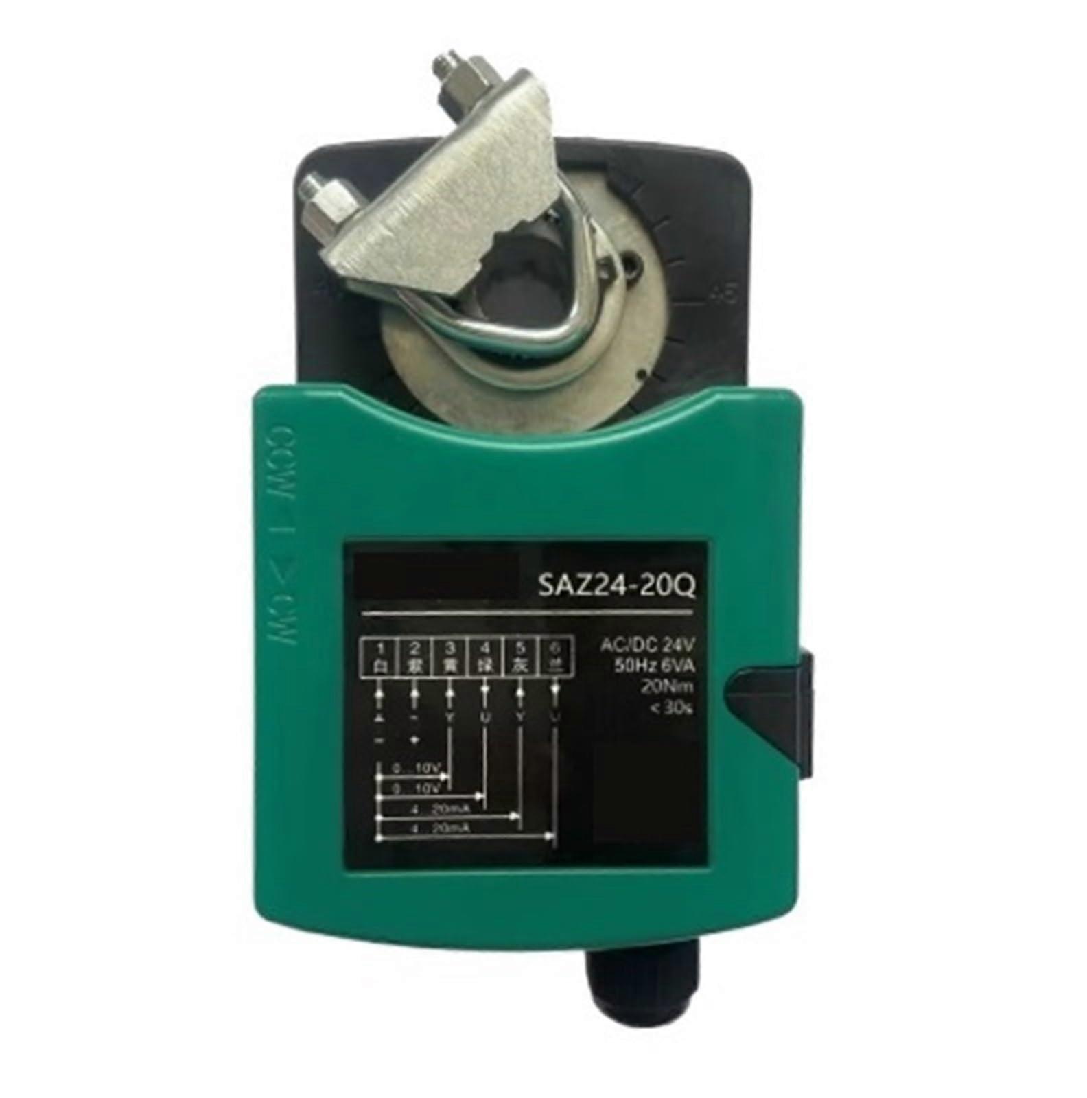Electric Damper Actuator 24V 20Nm Valve Controller for HVAC with Adjustable Angle and Reset