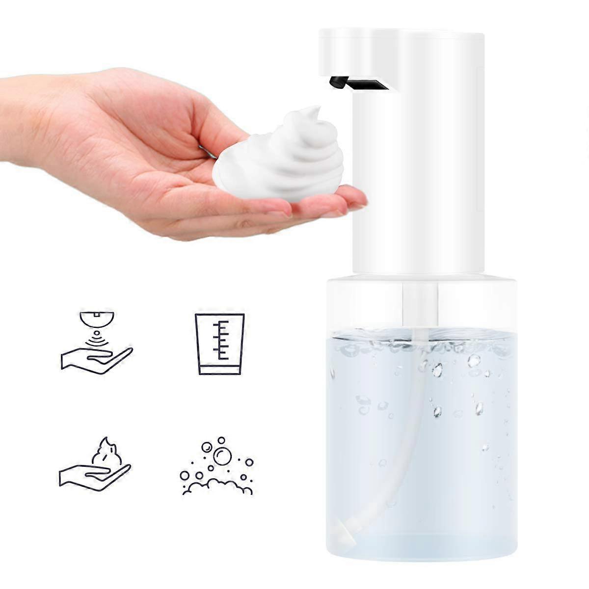 Automatic Foaming Soap Dispenser with Touchless Smart Sensor for Bathroom Kitchen and Office