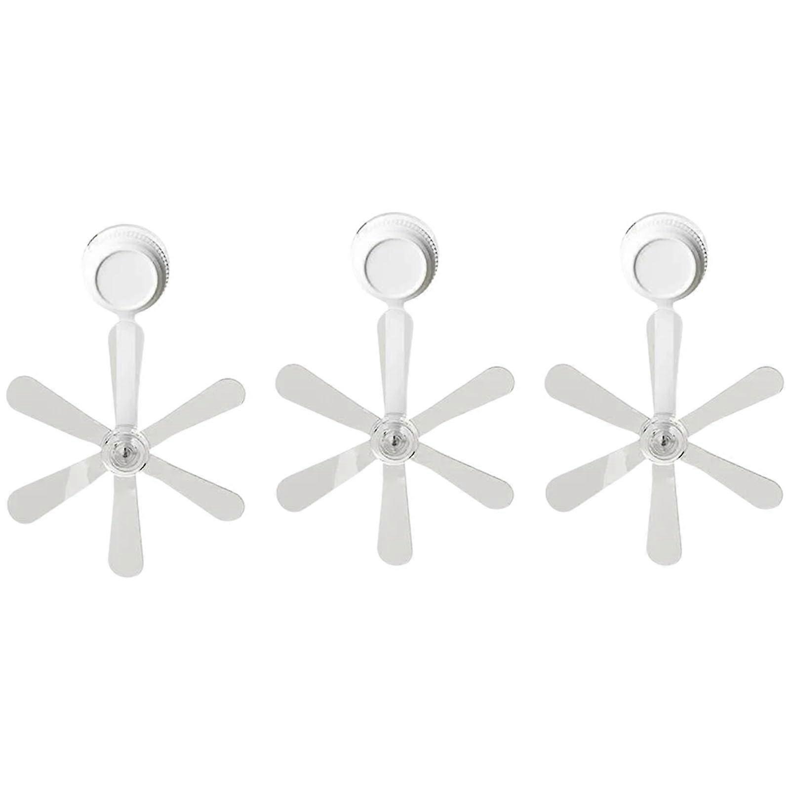 3PCS Adjustable Transparent Air Conditioner Deflector Set with Suction Mount for Wall Units