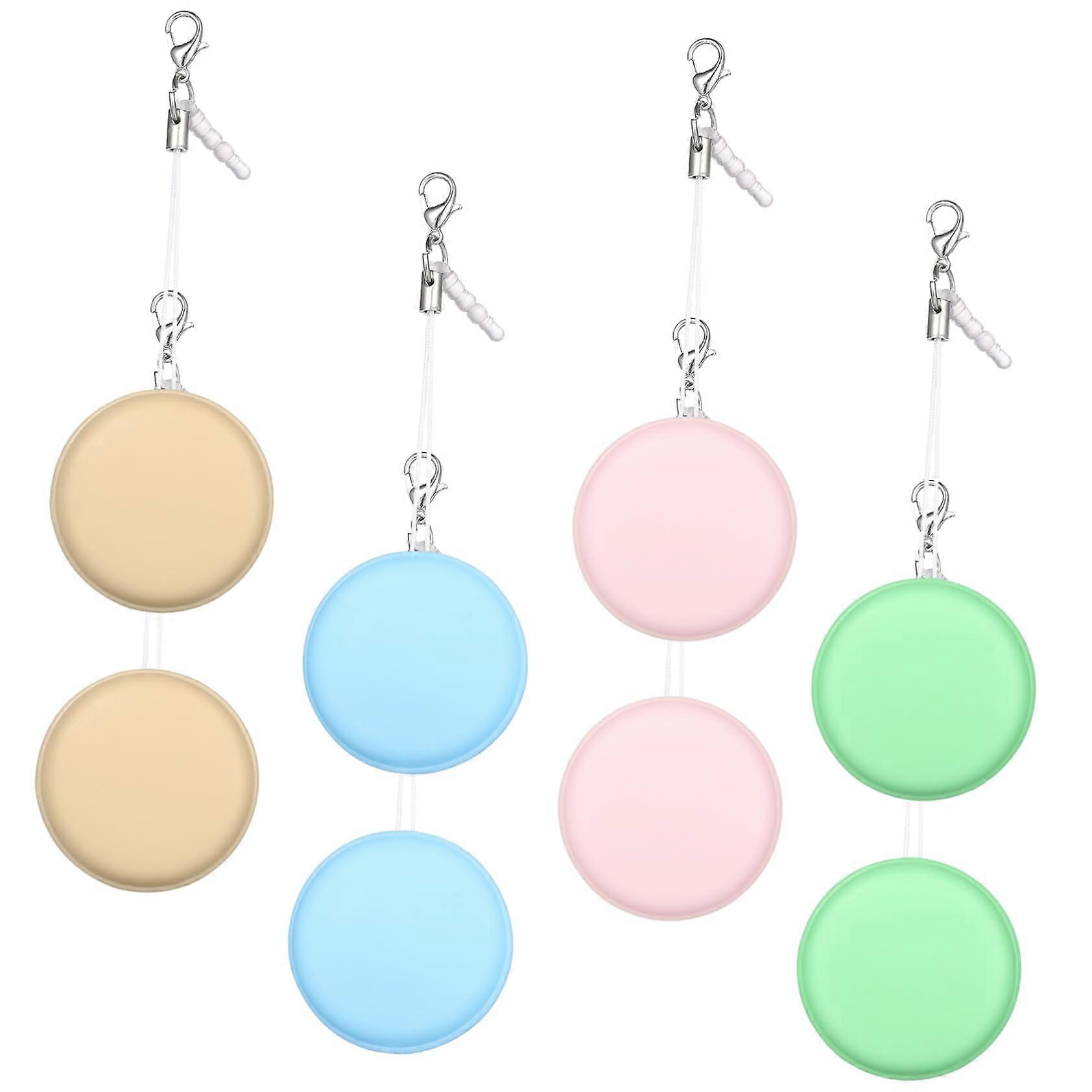 8Pcs Macaron Shaped Screen Cleaner with Microfiber Cloth for Eyeglass Camera Lens Dust Removal