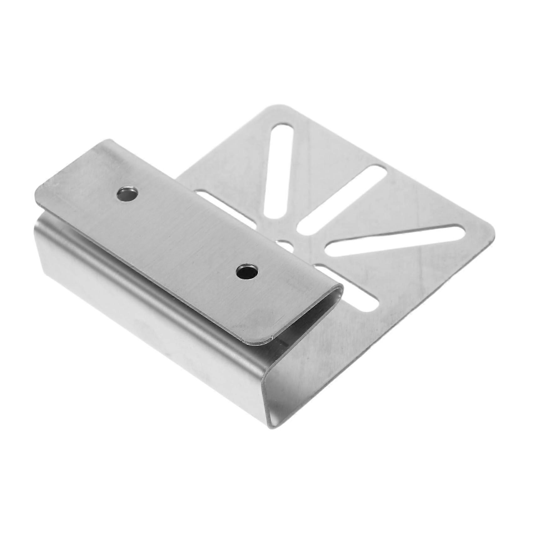 Gutter Mount Camera Bracket Stainless Steel Adjustable No Drill Outdoor Weatherproof Solar Panel