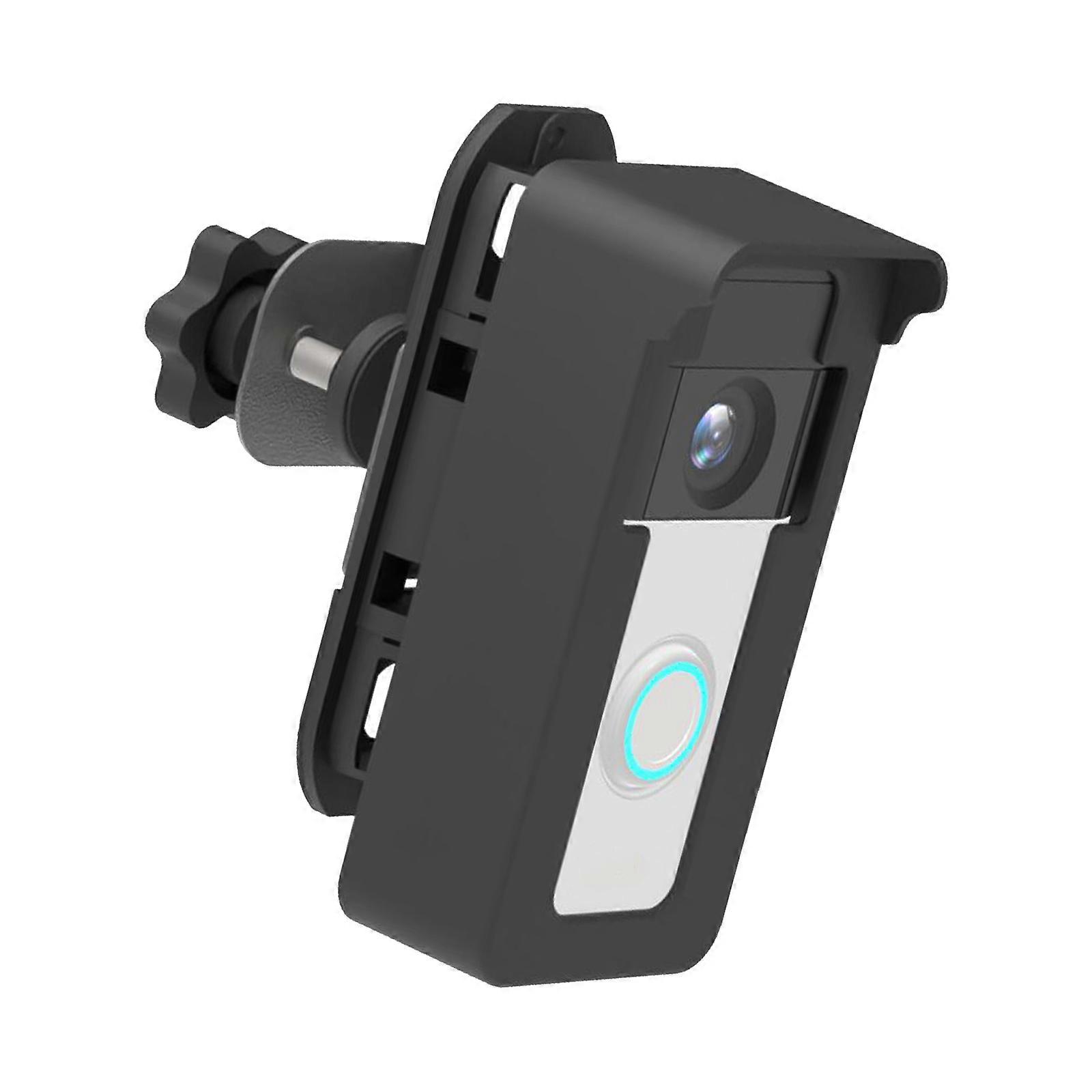 Universal No Drill Video Entry Device Mounting Support with Adjustable Viewing Angle Suitable for Multiple Doorbell Multicolor