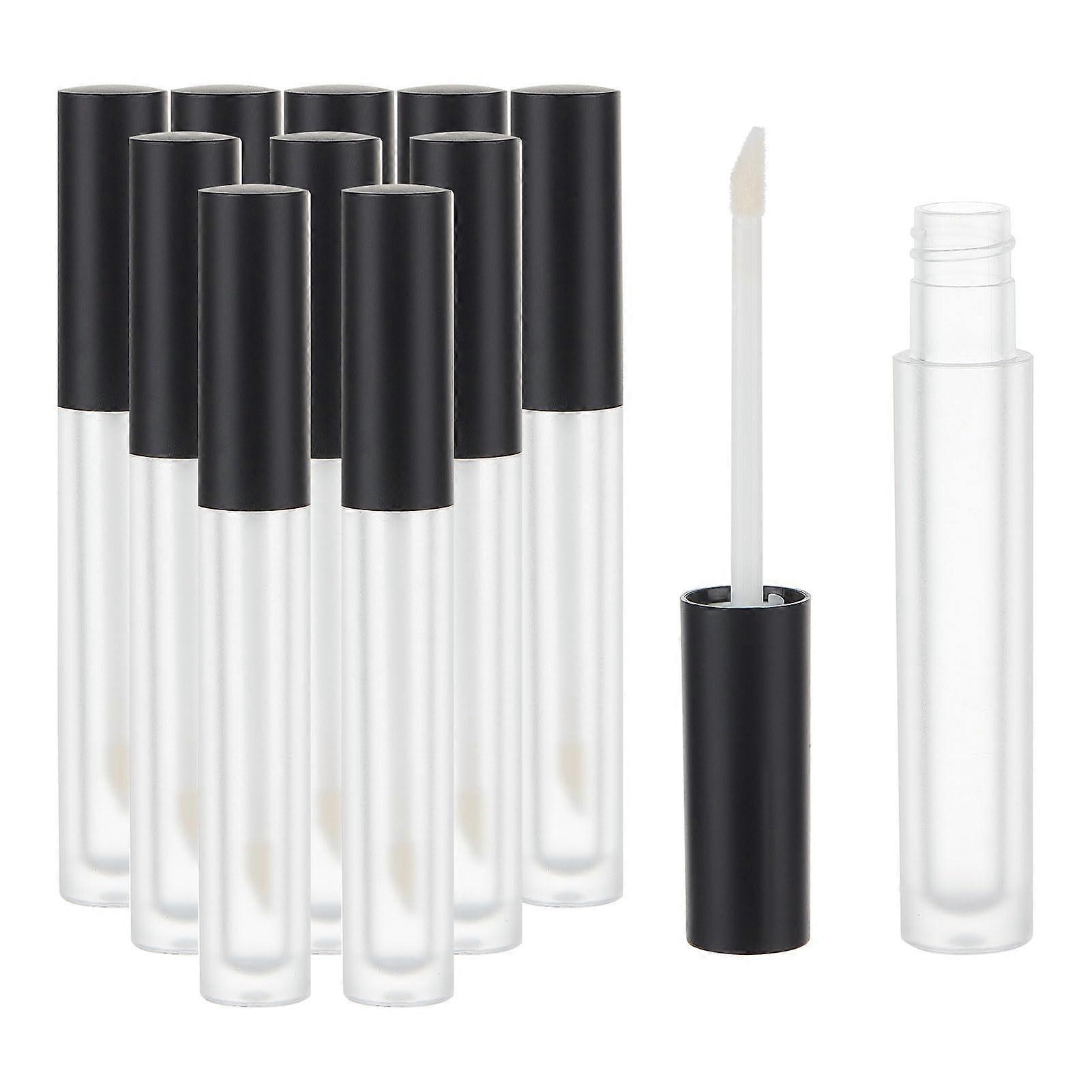 Reusable Clear Lip Gloss Tubes 3.5ML, Empty Refillable Lip Balm Containers for Travel and Samples