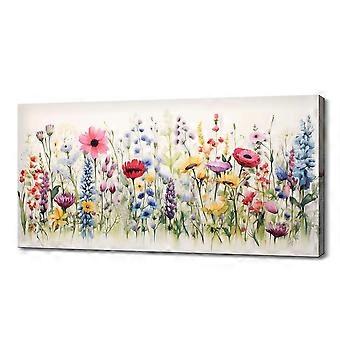 Wunderschöne, bunte Frühlingsblumenwiese – ein farbenfrohes Puzzlespiel für Erwachsene und Kinder (H2335)
