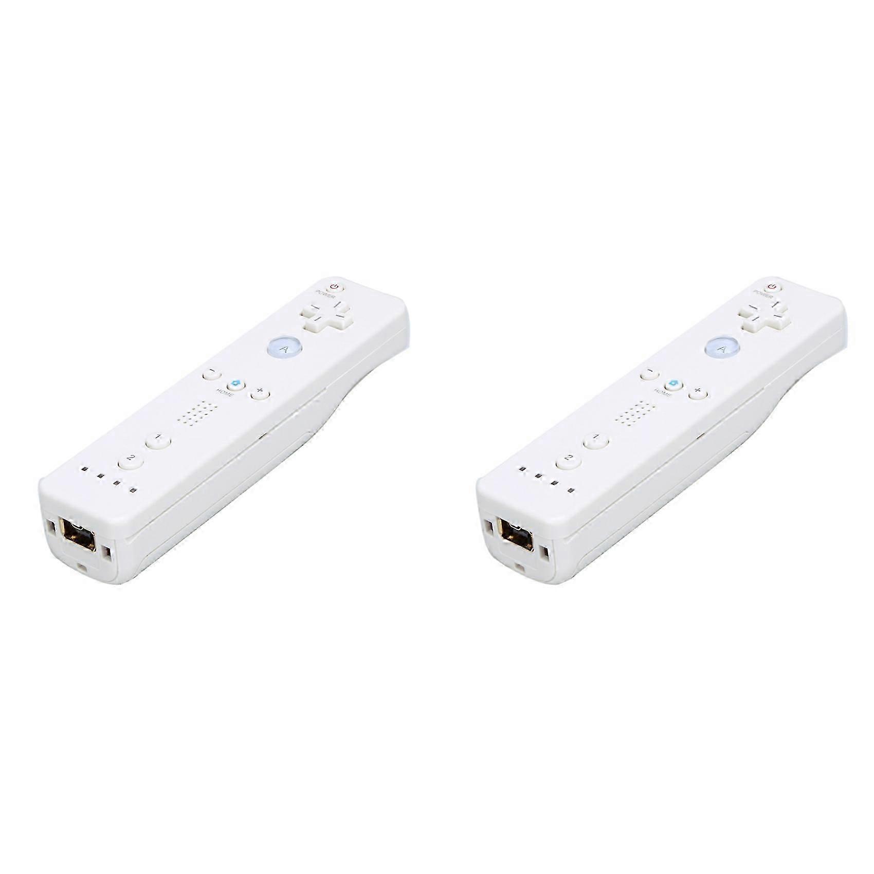 2X Remote Controller Motion Video Game Remote Control for Wii / Wii U Video Game Controller Gamepad Replacement