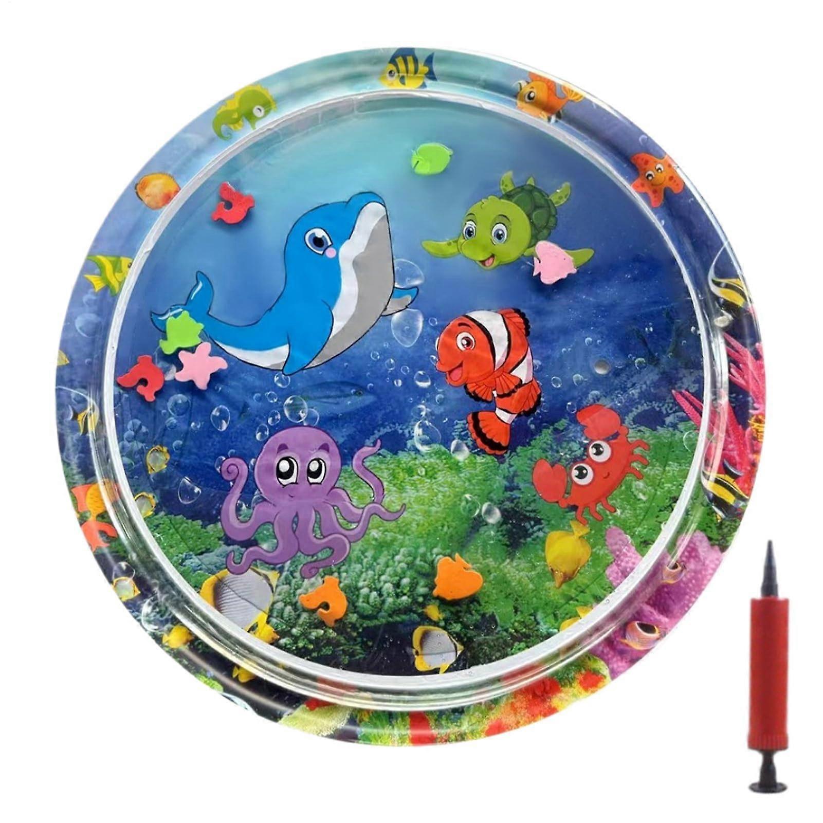 Cat Cooling Mat with Interactive Water Play for Cats and Dogs, ChewProof ScratchResistant Pad