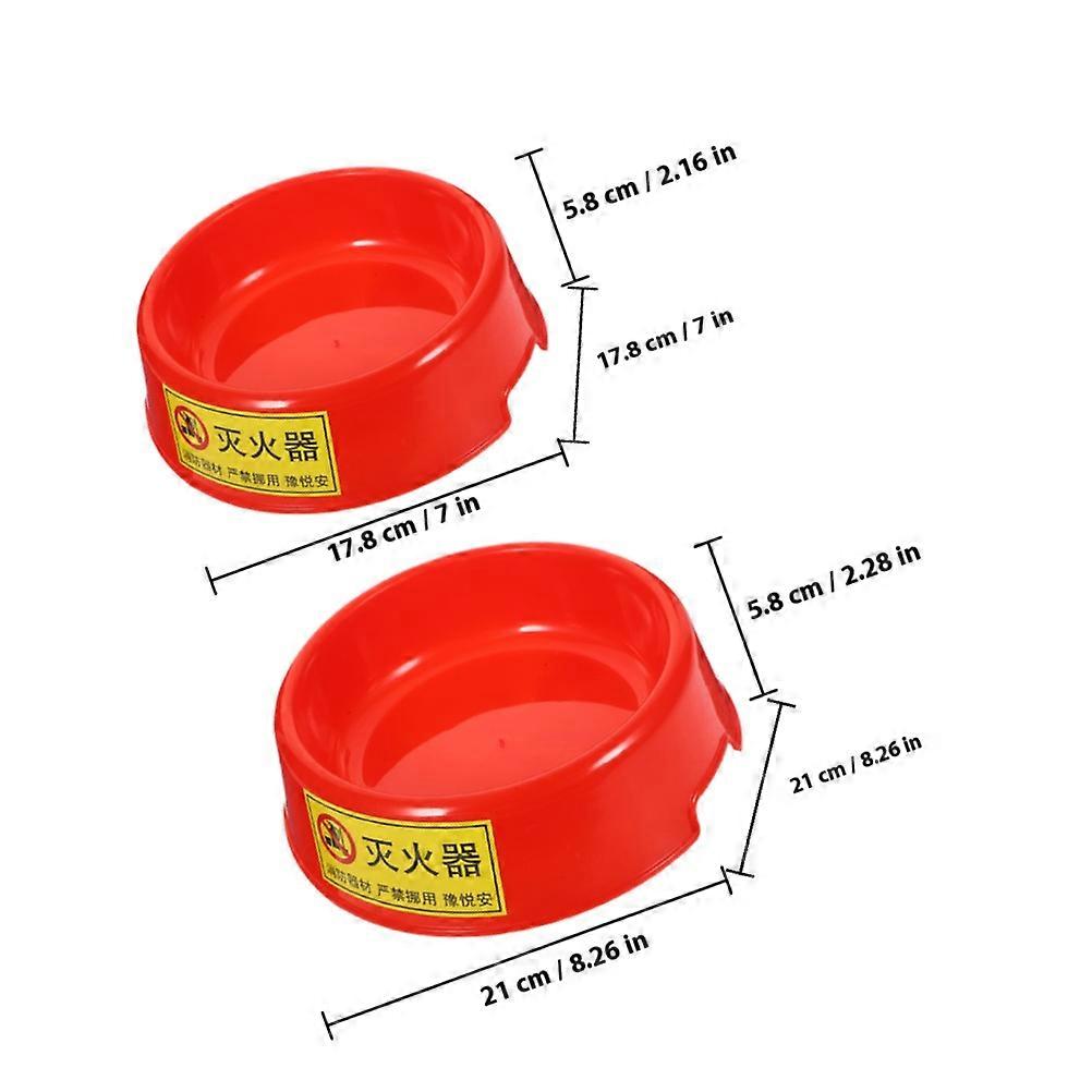 Luminous Fire Extinguisher Bracket for Secure Mounting 2Pcs Fire Extinguisher Holder