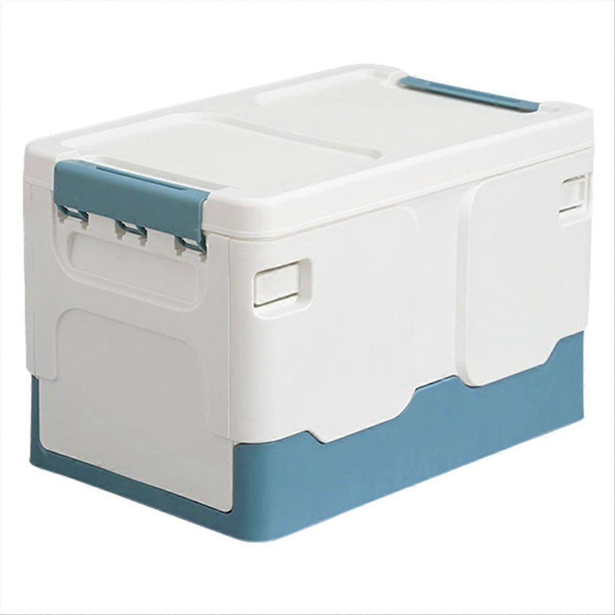 Storage Box, Foldable Book Box, Student Classroom Storage Box Blue
