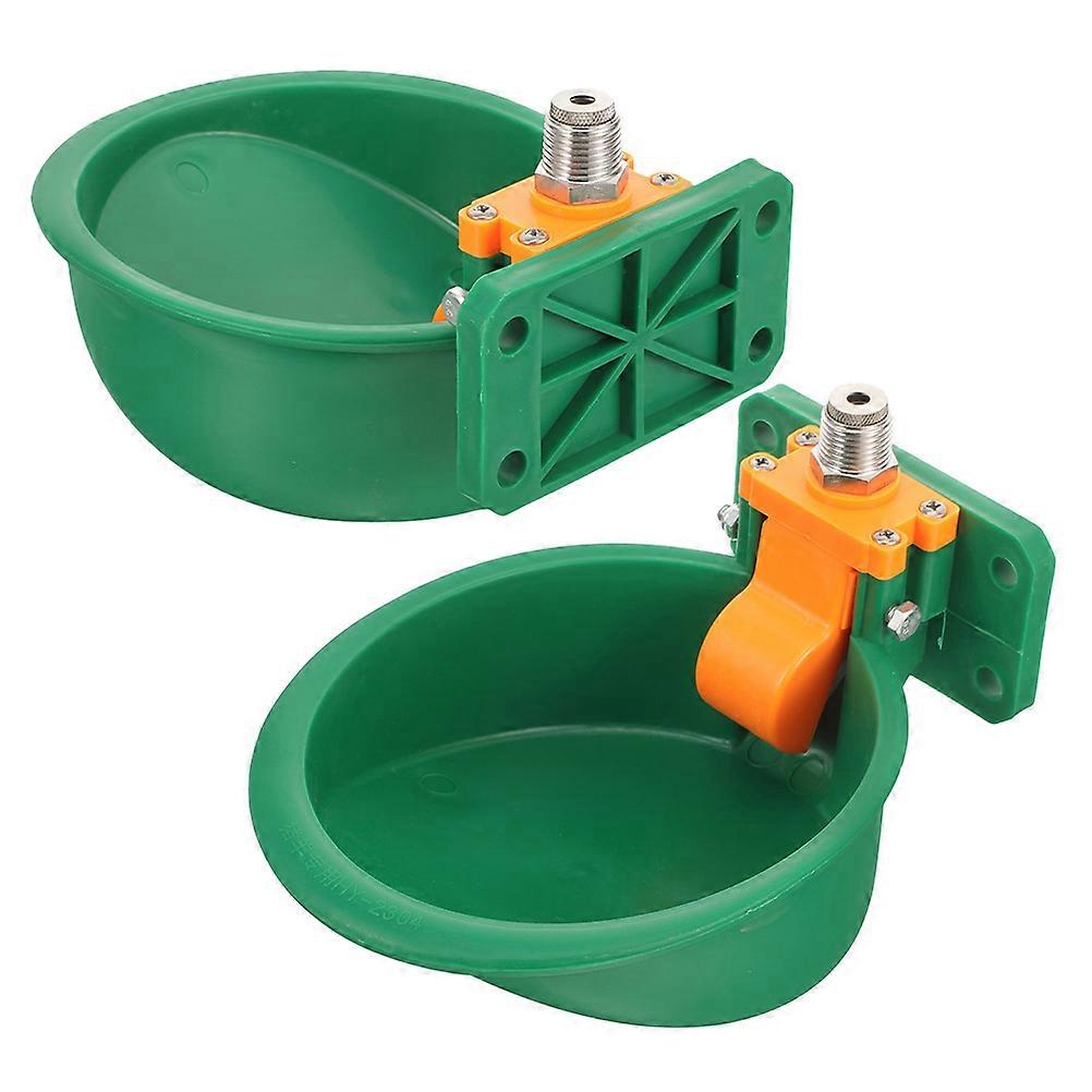 Automatic Sheep Water Bowls Providing Drinking Solution 4Pcs Plastic Livestock Feeders