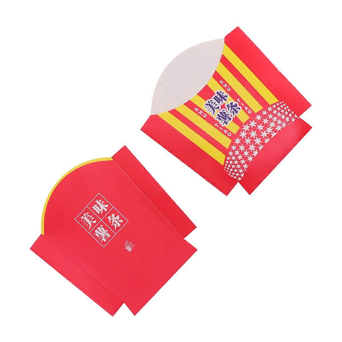 Snack Box Paper Chips Paper Box for Storage Use 100Pcs Portable Disposable