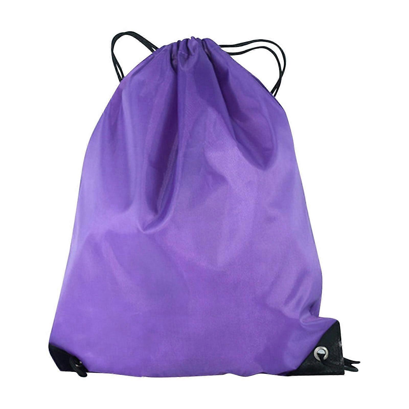 210d Polyester Drawstring Bag Sports Shoulder Drawstring Backpack Storage Drawstring Pocket(One Size,O)