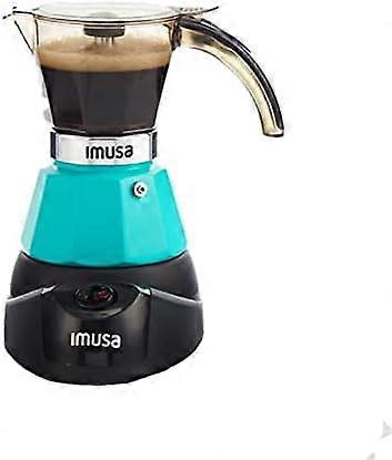 3 or 2cup Electric Espresso Maker, Teal