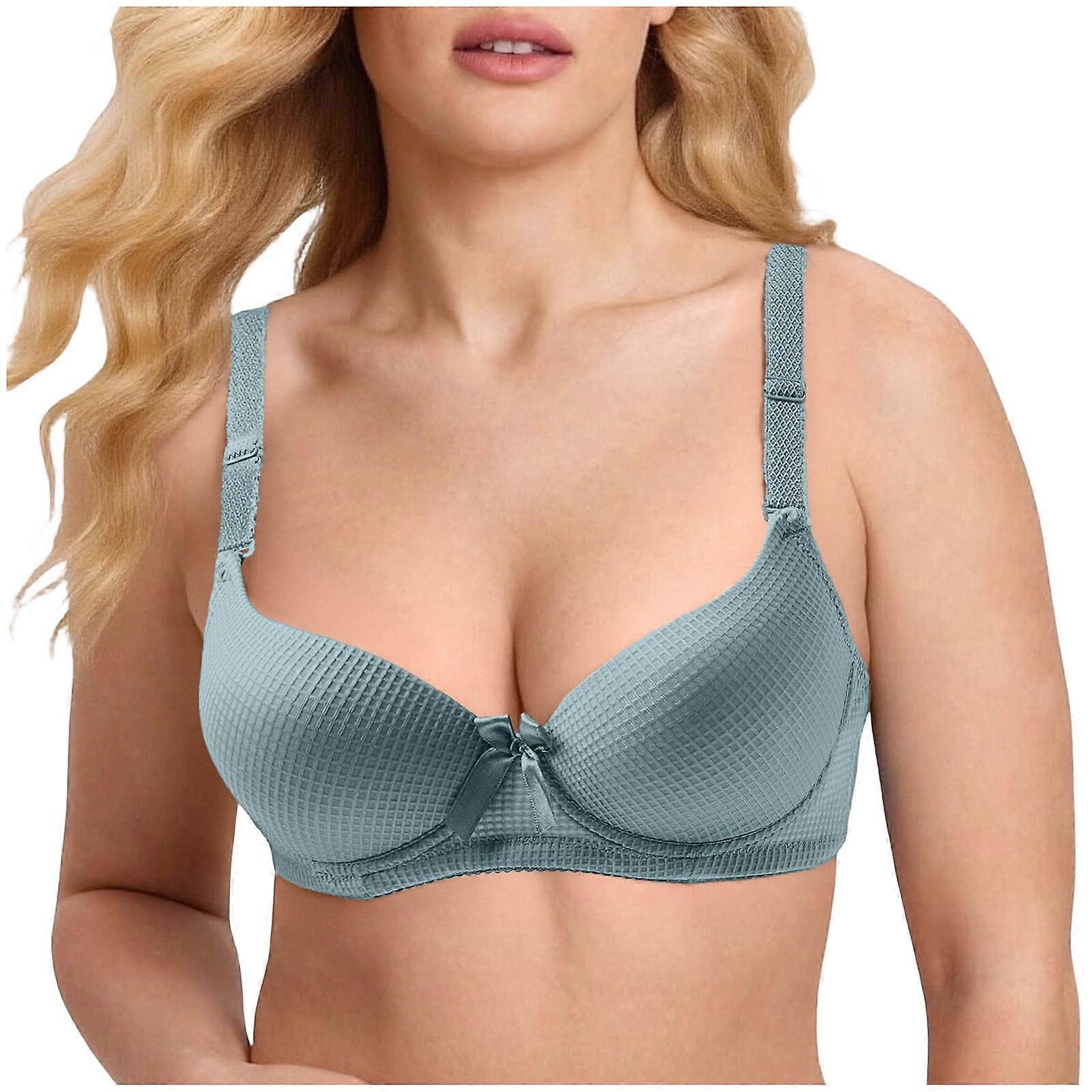 Women's Push Up Bra Underwire Basic Everyday Classic Soft Padded Smooth Bras