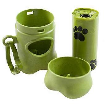 Avfallspåse dispenser bekväm miljövänlig plast sällskapsdjur hund bajsväska hållare för utomhusbruk