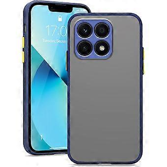 Case for Honor X8B Shockproof TPU Protective Cover with Translucent Matte Finish Dark Blue Slim Design