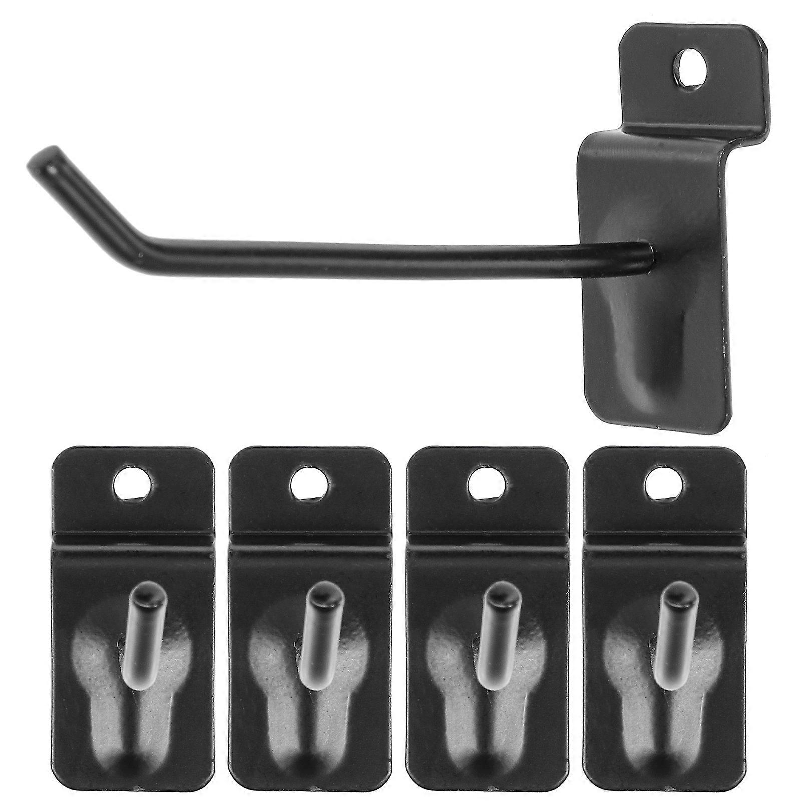 Pegboard Hook Iron Pegboard Hook for Hanging 50Pcs Commodity Hooks Black