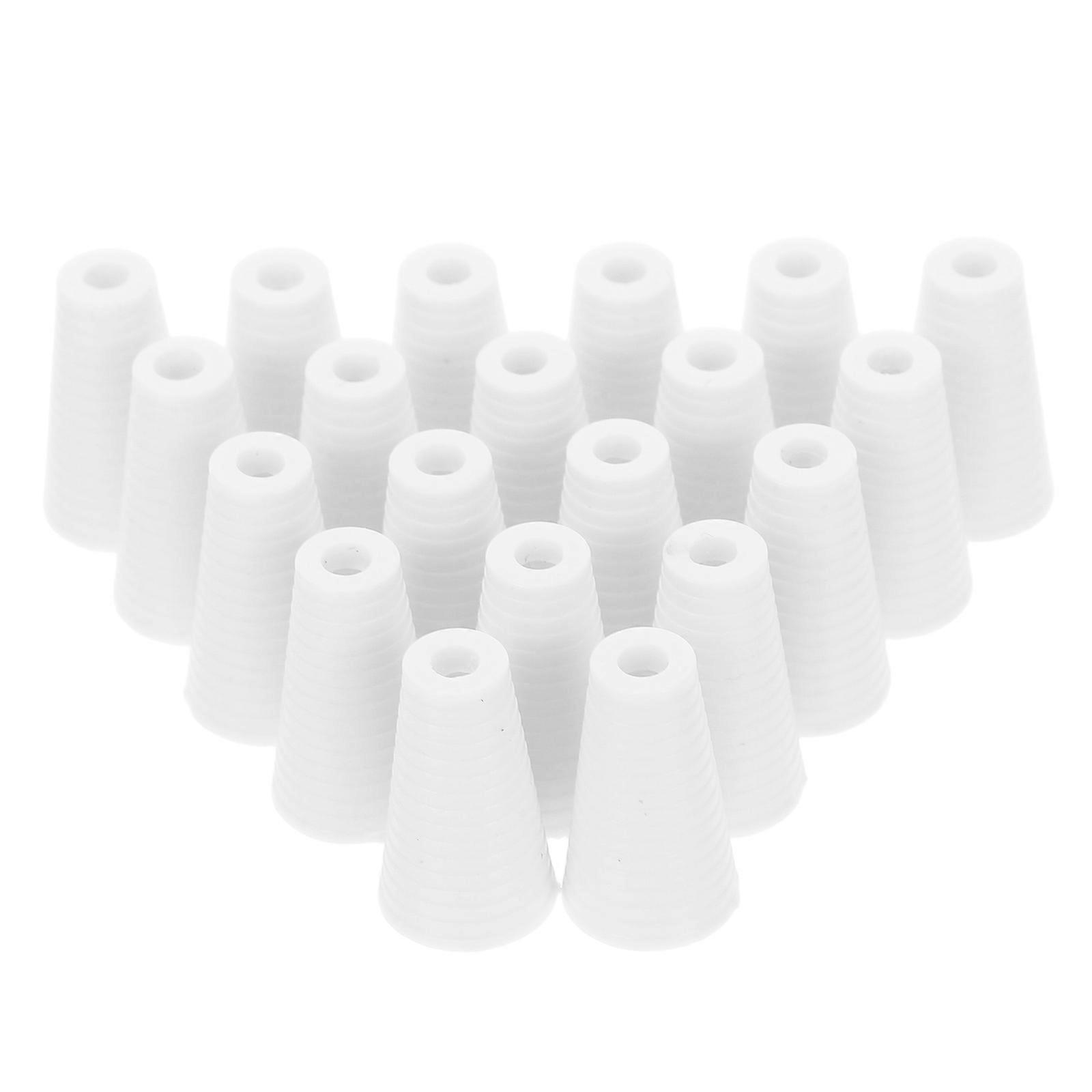 Curtain Cord Pull Replacement Blind Cord Knobs for Window Shades 20Pcs White Plastic