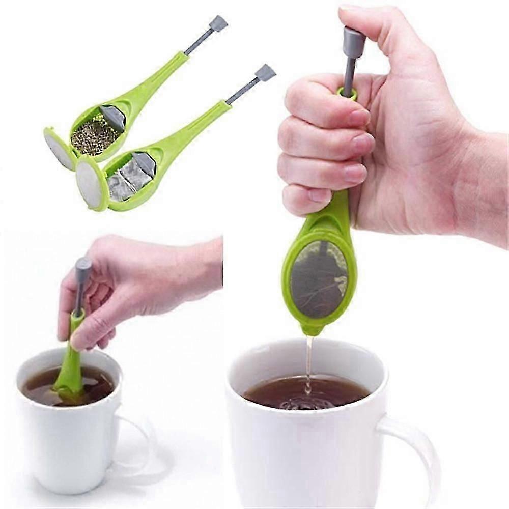 1pcs Tea Strainer Stir Diffuser Measure Swirl Total Tea Infuser