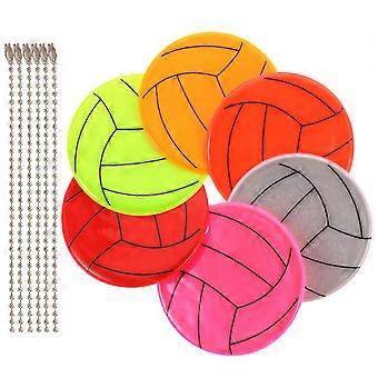 Warning Reflective Keychains with Bag Bike Reflectors for 18Pcs