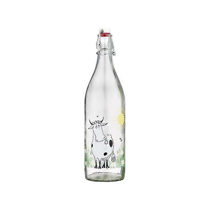 Mumin glasflaska Meadow 1 liter