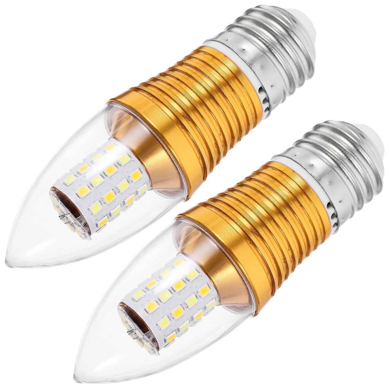 Smart LED Bulb LED Candle Light Bulb with Three Color Changing Function 2Pcs