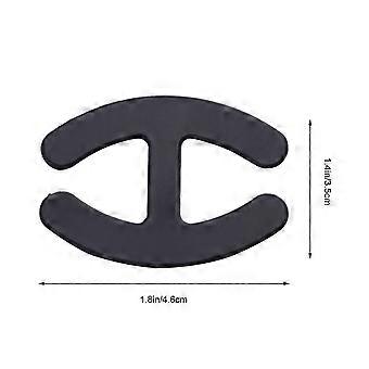 Bra Buckle for Women with 1 Black Cross Underwear Strap Anti-Slip Clip