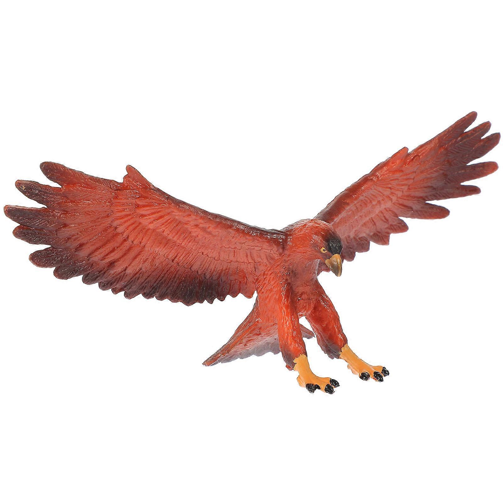 Fake Eagle Model Mini Simulert Eagle Model Plastic Animal Model Simulering Eagle kognitiv modell