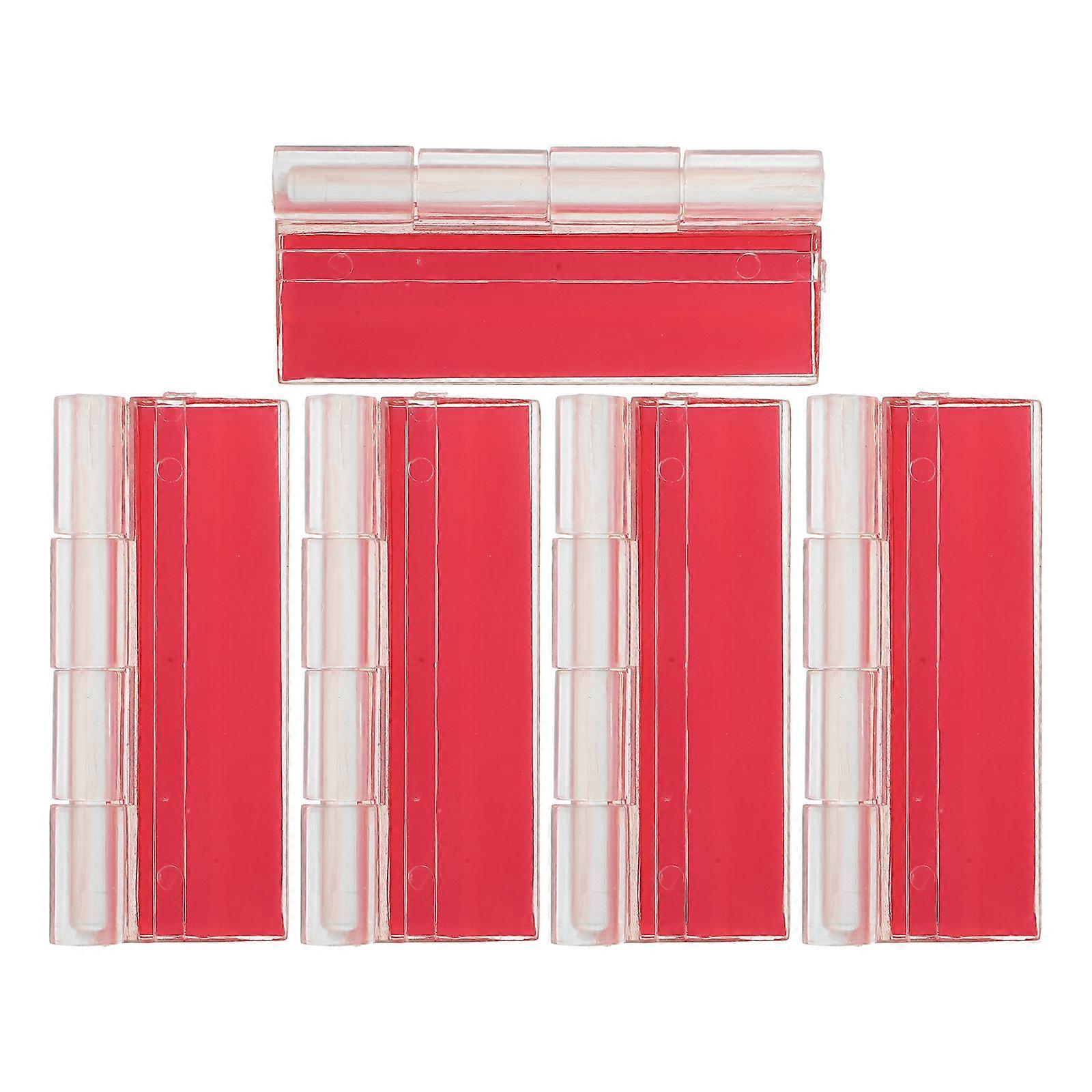 5 Pcs Acrylic Hinges Clear Folding Hinges Mini Box Hinges Transparent Hinges