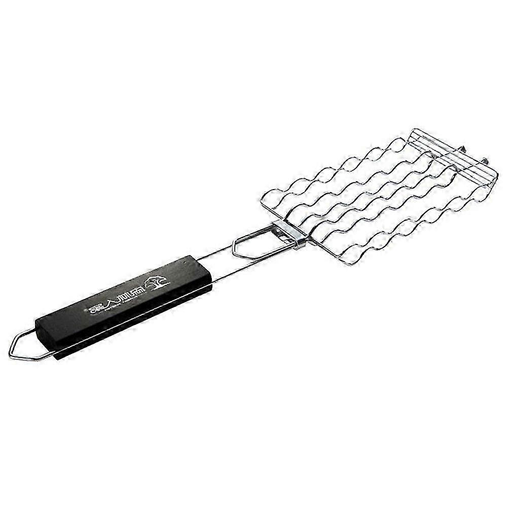 Wave Shaped Wire Grilling Rack Practical BBQ Clamp Outdoor Grilling Mesh