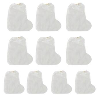 10 Pair Disposable Shoe Cover Rain Shoes Boot Cover Plastic Clear Waterproof Anti Slip Overshoe for Adult Kids  Extra thick children SL