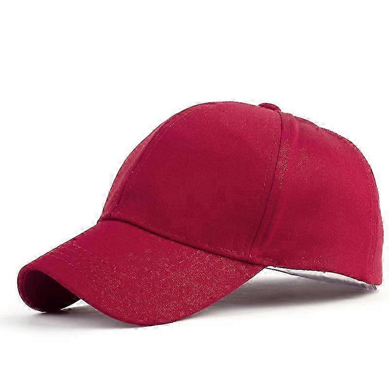 Bomull Baseball Cap Ball Pappa Hat Justerbar Plain Solid vasket menn vasket PC