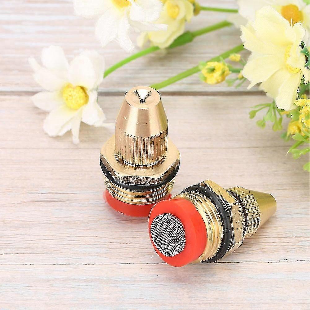 2Pcs G1/2 DN15 Brass Adjustable Micro Sprinkler Nozzles