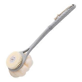 Scrub Bath Brush Long Handle Soft Hair Bath Brush Scrub Towel Bath Ball Strong Back Scrub No Beggar Back Brush (1pcs)