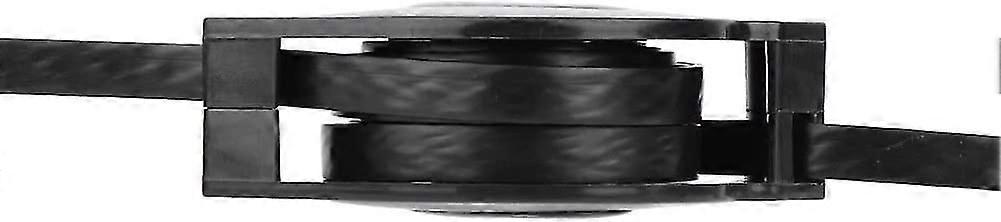 Cable Ultra Flat Network Cable Patch Cord Shielded Flat (black) (2pcs)