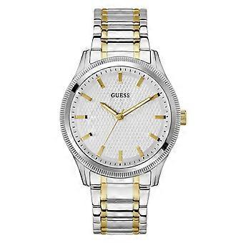 Guess Men's Watch Wristwatch DEX GW0626G4 Stainless Steel Bicolor