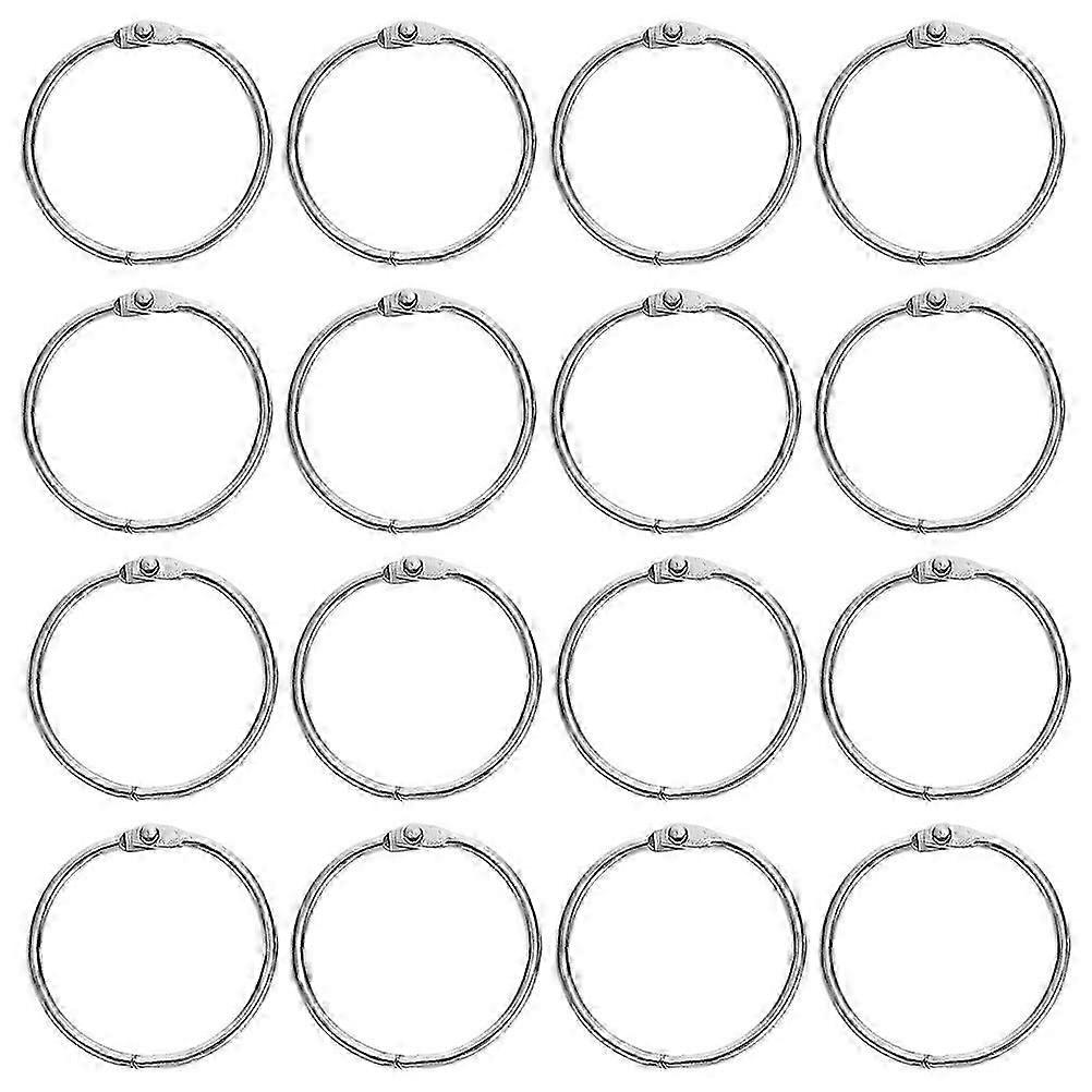 Metal Binder Rings | Silver | 20Pcs | Multi-Function for Daily Use