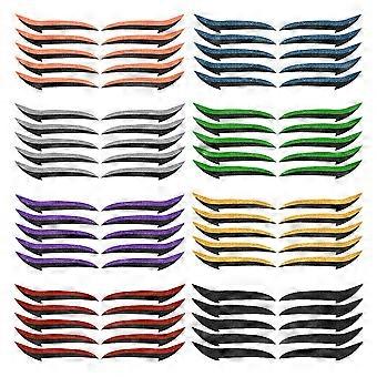 Reusable Eyeliner Stickers Set, Waterproof Self-Adhesive Colorful Glitter Wings, Easy Apply