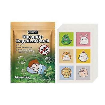 Adesivi repellenti per zanzare per bambini - Naturale, design dei cartoni animati, traspirante e facile da usare, 36 toppe