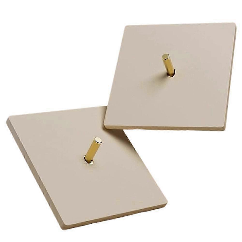 Double-Control Switch Panel, Knob Wall Switch -Plastic Panel - 1 Gang 2-Way