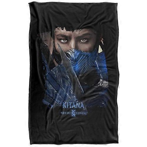 Mortal Kombat 2 Kitana Portrait Soft Touch Blanket