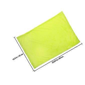 Solid Color Pet Blanket Flannel Fleece for Warming Use Cozy Towel Green