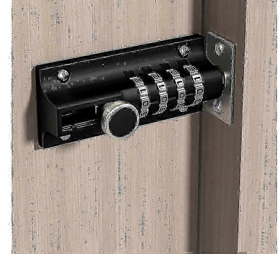 Multi-functional Password Compact Bolt Lock, 4-digit Resetable Password, Suitable Compatible with Multiple Occasions